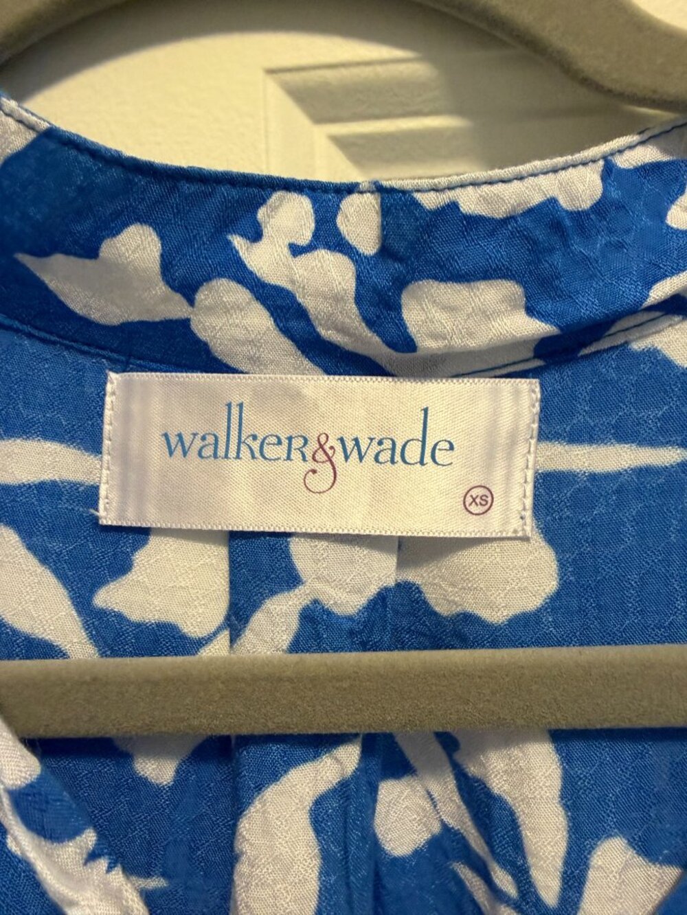 Walker & Wade Day Tripper shirt dress Cornflower Blue Size XS - Picture 10 of 11